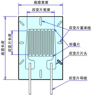 应变片各部分的名称