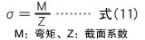 计算弯曲应力