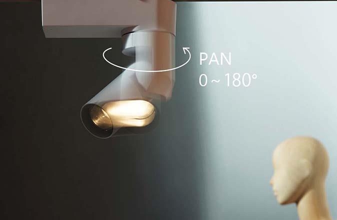 专用的应用程序或专用的遥控器，可以轻松地对亮度和光线方向进行调整